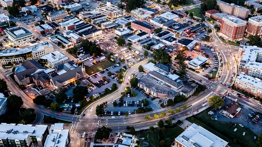 Greenville, NC from above